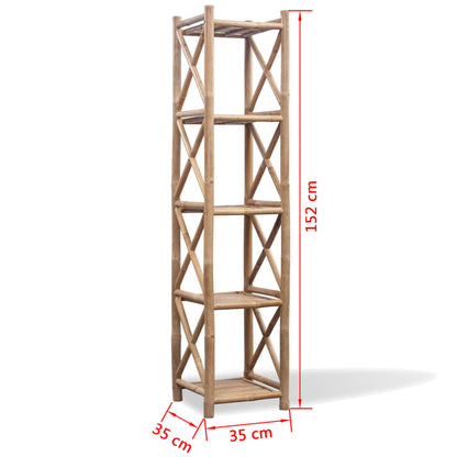 Rek Bamboe Vijf Lagen 152 cm
