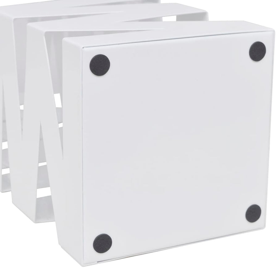 Paraplu- En Wandelstokhouder Strepen Vierkant Staal 48,5 Cm Wit Patroon 9