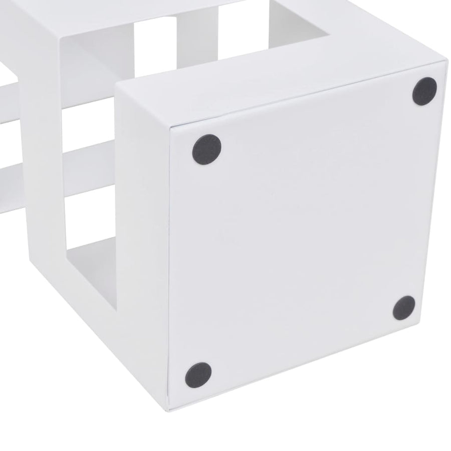 Paraplu- En Wandelstokhouder Vierkant Staal 48,5 Cm Wit Patroon 2