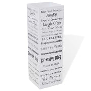 Paraplustandaard 15,5x15,5x48,5 cm staal wit