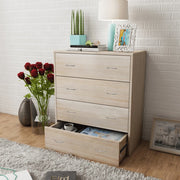Dressoir 4 lades 60x30,5x71 cm eikenkleur