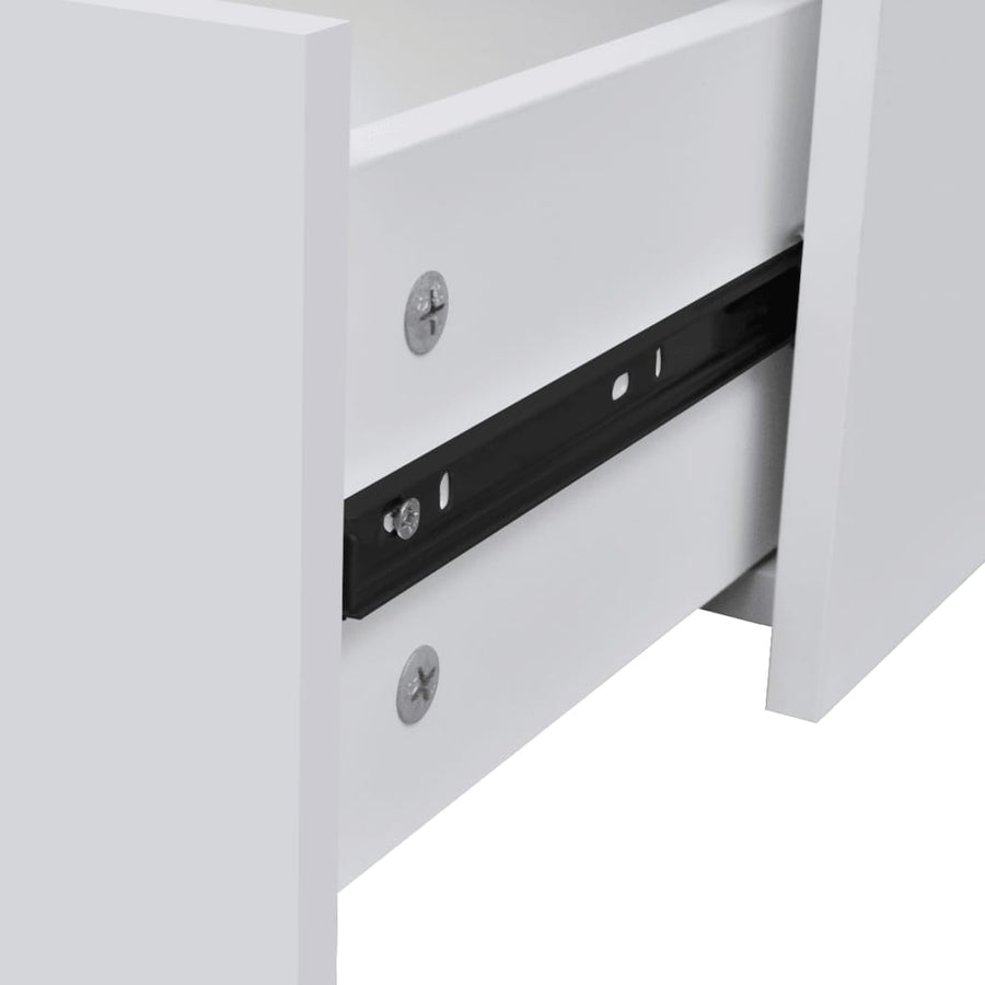 Dressoir Met 4 Lades 60X30,5X7 Cm Wit