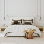 Nightstand with drawer oak color 2 pcs