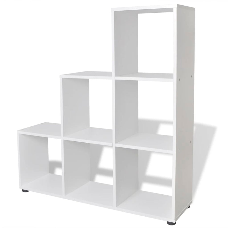 Boekenkast/Presentatiemeubel Trapvormig 07 Cm 104 x 29 x 107 cm Wit