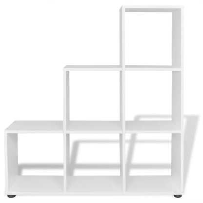 Boekenkast/Presentatiemeubel Trapvormig 07 Cm 104 x 29 x 107 cm Wit