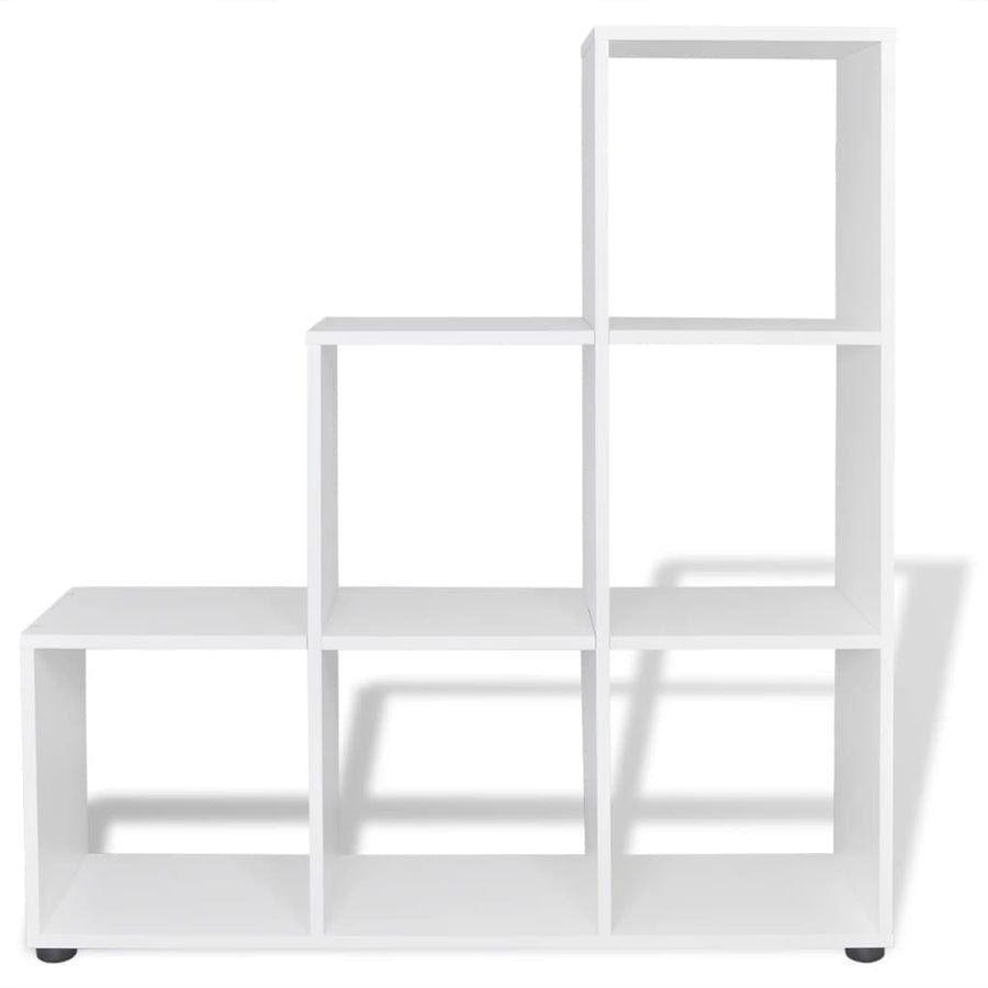 Boekenkast/Presentatiemeubel Trapvormig 07 Cm 104 x 29 x 107 cm Wit