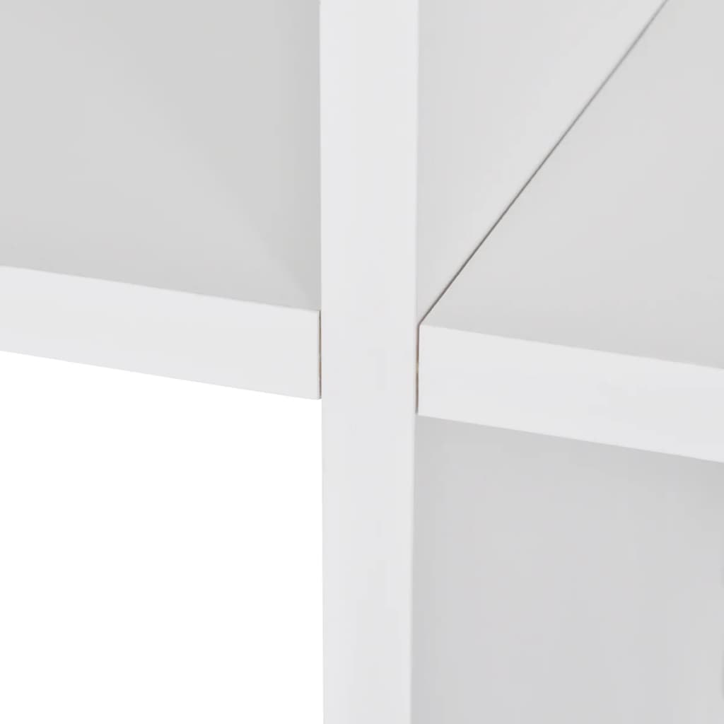 Boekenkast/Presentatiemeubel Trapvormig 07 Cm 104 x 29 x 107 cm Wit