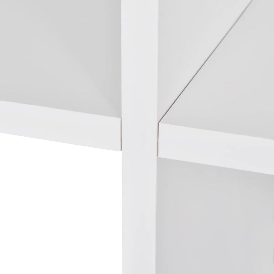 Boekenkast/Presentatiemeubel Trapvormig 07 Cm 104 x 29 x 107 cm Wit