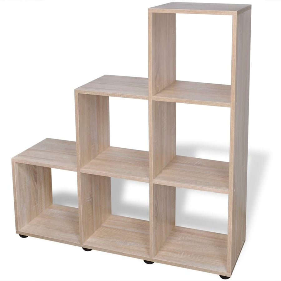 Boekenkast/Presentatiemeubel Trapvormig 07 Cm Kleur 104 x 29 x 107 cm Eiken