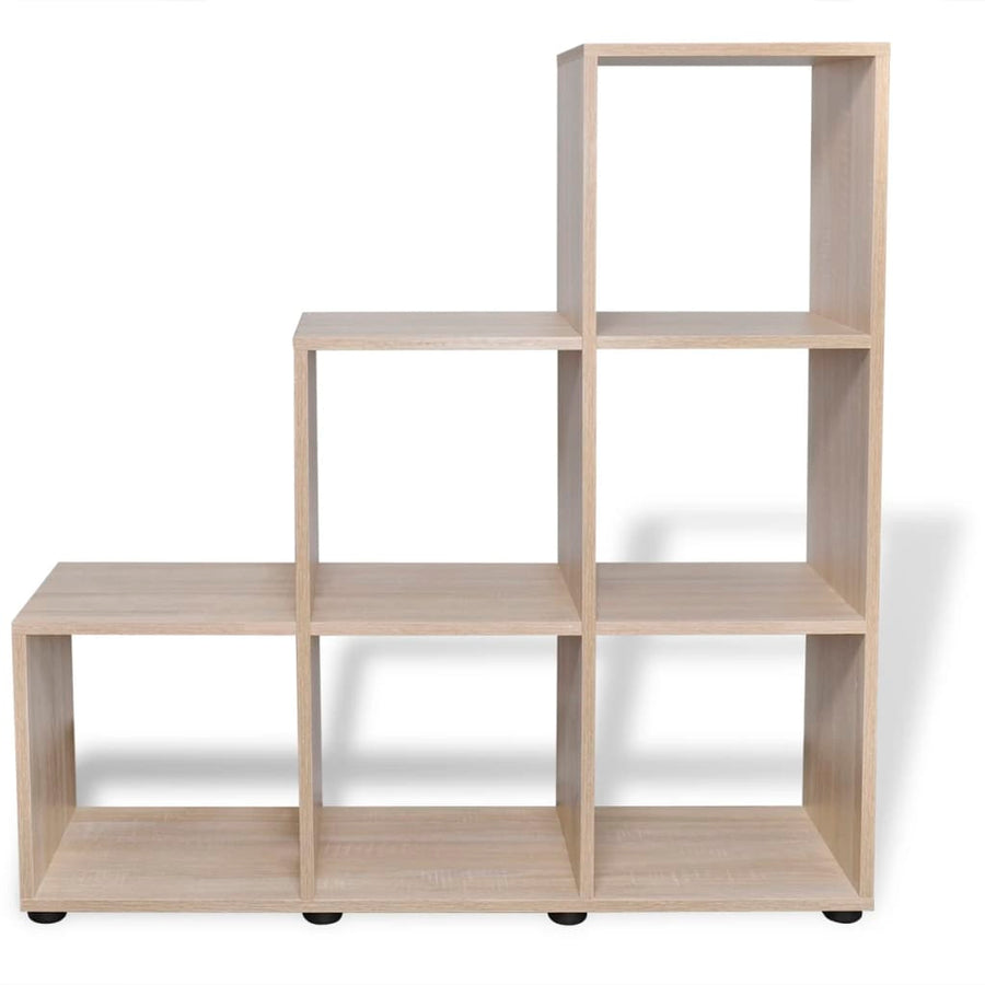 Boekenkast/Presentatiemeubel Trapvormig 07 Cm Kleur 104 x 29 x 107 cm Eiken
