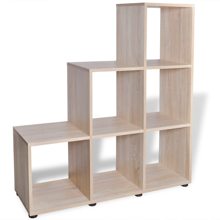 Boekenkast/Presentatiemeubel Trapvormig 07 Cm Kleur 104 x 29 x 107 cm Eiken