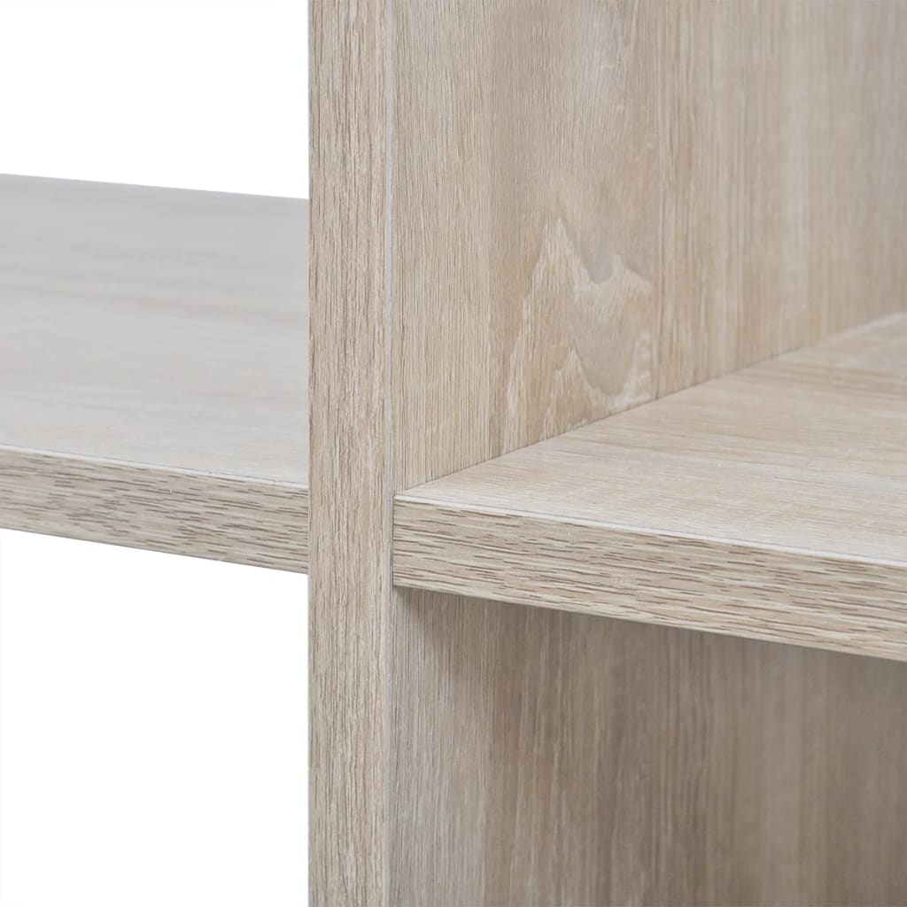 Boekenkast/Presentatiemeubel Trapvormig 07 Cm Kleur 104 x 29 x 107 cm Eiken