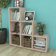 Boekenkast trapvormig 107 cm eikenkleur
