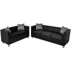 Sofa faux leather black
