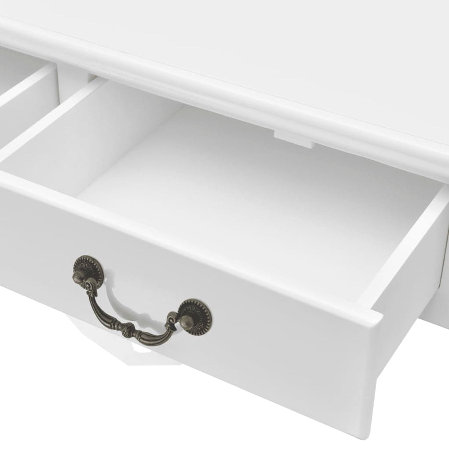Salontafel Met 4 Lades Wit