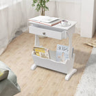Magazine rack Melrose white