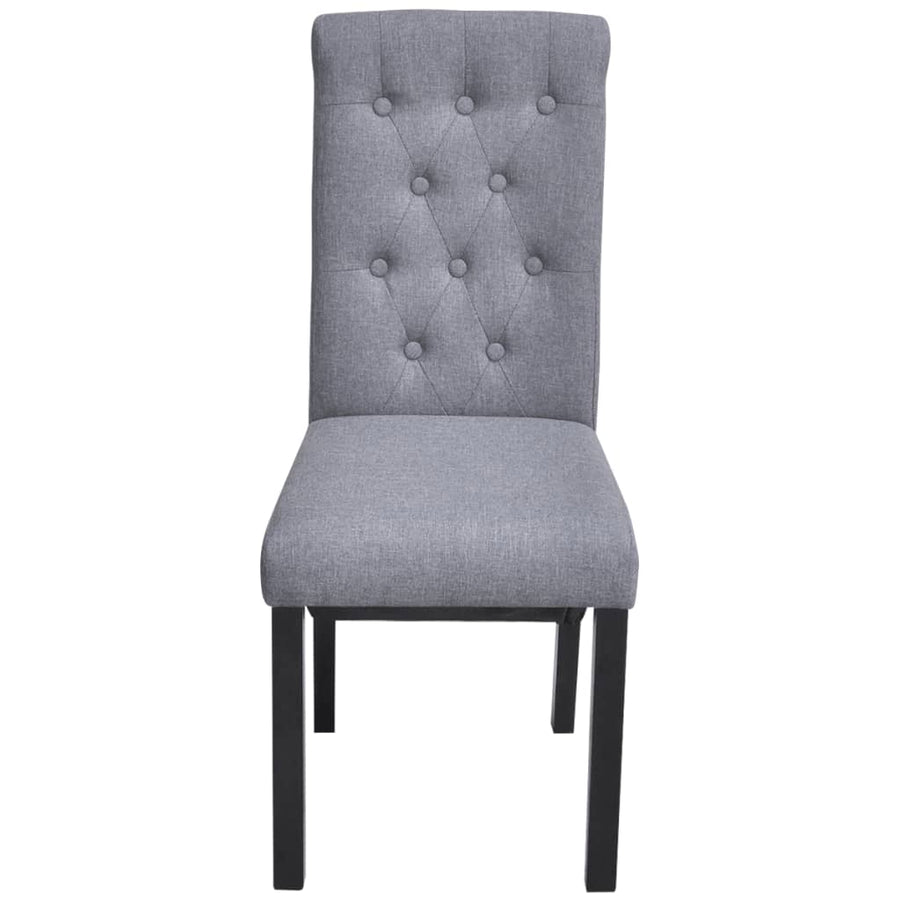 Eetkamerstoelen Stof 6 Lichtgrijs