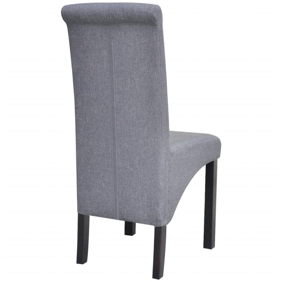 Eetkamerstoelen Stof 6 Lichtgrijs