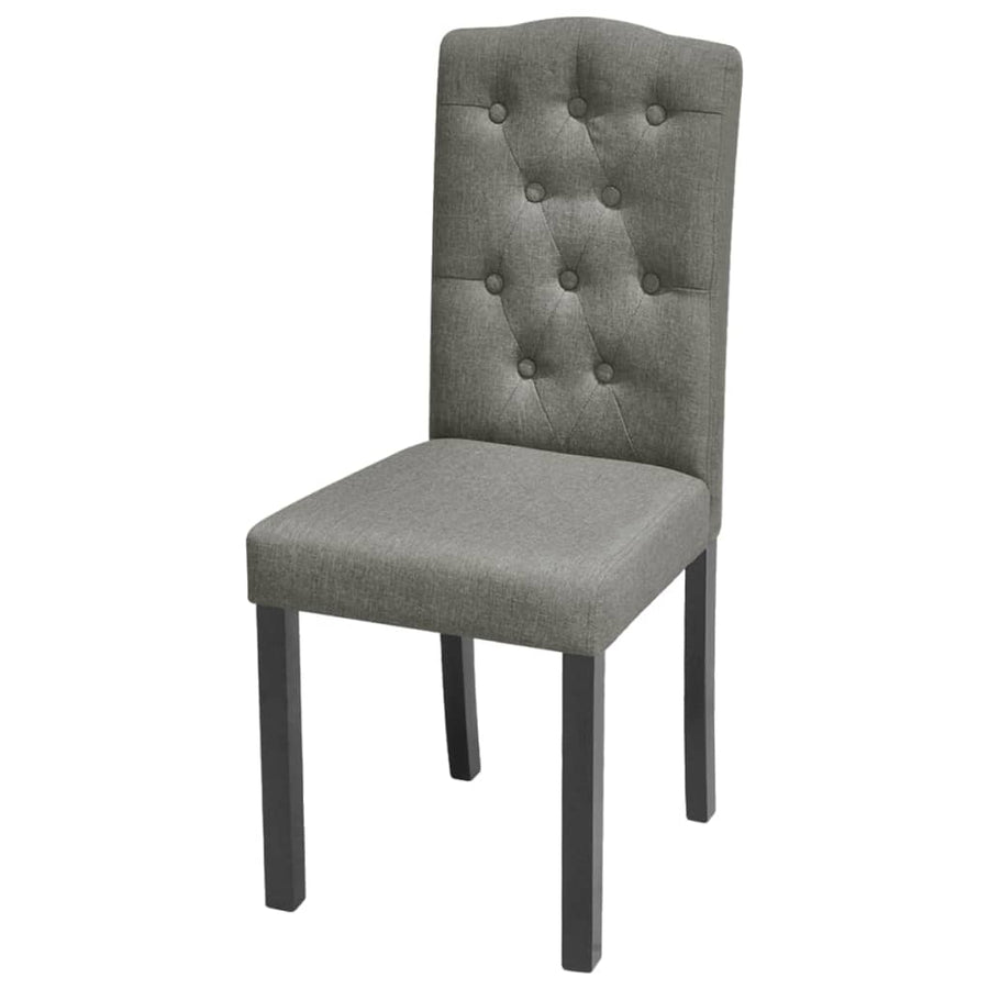 Eetkamerstoelen Stof 6 Grijs
