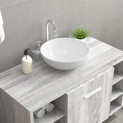 Wastafel 28x28x10 cm keramiek wit