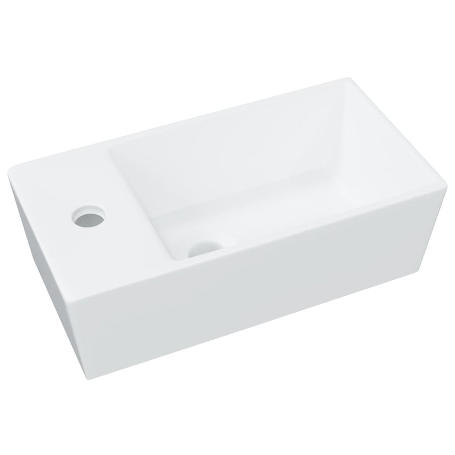 Wasbak 48X25X15 Cm Keramiek Wit