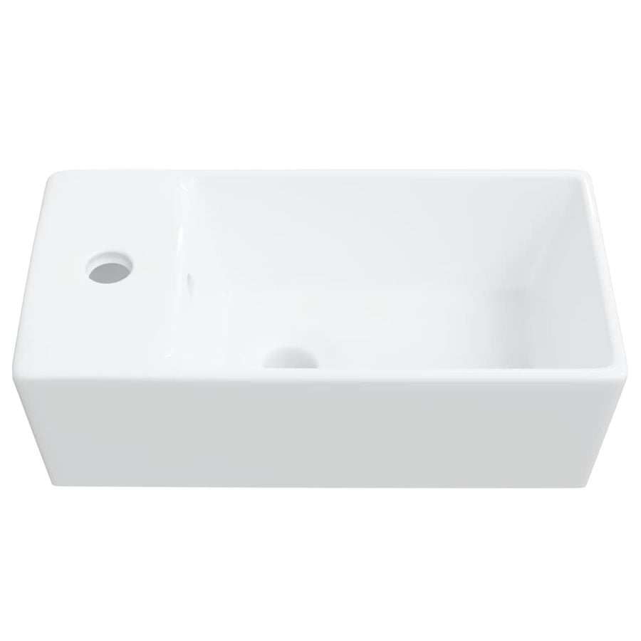 Wasbak 48X25X15 Cm Keramiek Wit