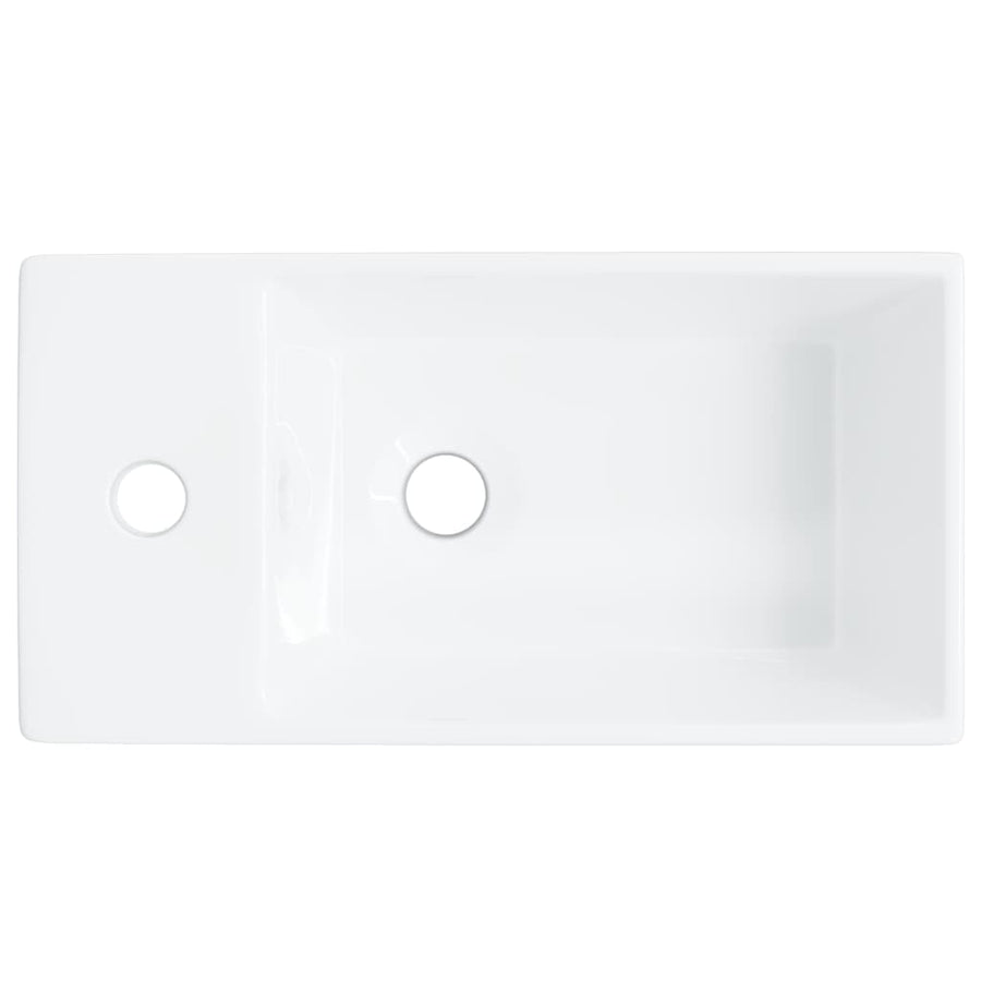 Wasbak 48X25X15 Cm Keramiek Wit