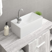 Wastafel 48x25x15 cm keramiek wit