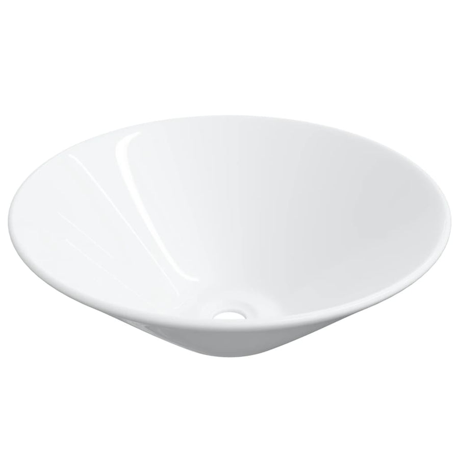 Wasbakken 2 St 42X42X14 Cm Keramiek Wit