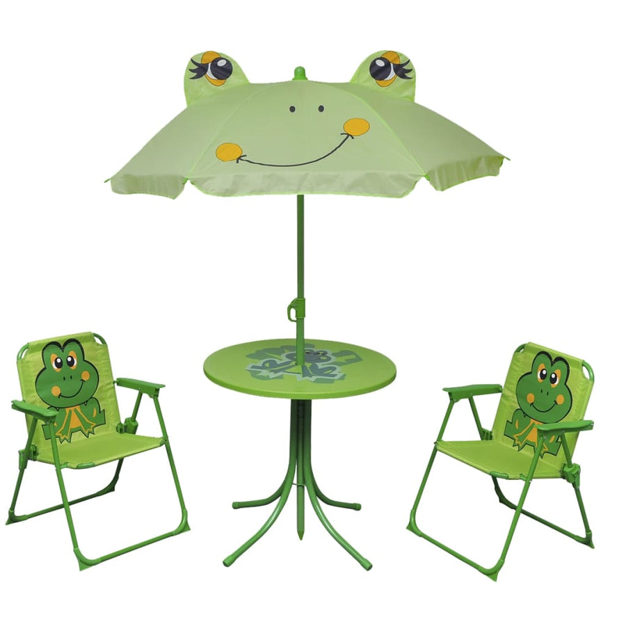 3-Delige Bistroset Voor Kinderen Met Parasol Rood