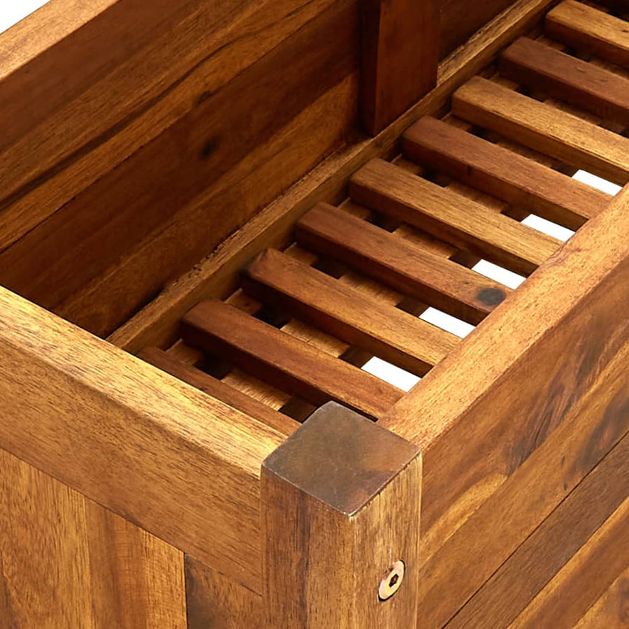 Plantenbak Verhoogd 76X27,6X25 Cm Acaciahout 76 x 27.6 x 25 cm
