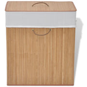 Wasmand rechthoekig bamboe 55L