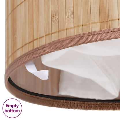 Wasmand ovaal bamboe natuurlijk