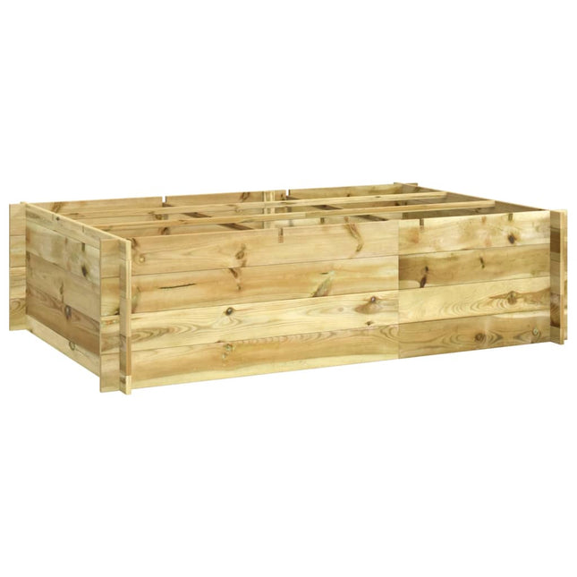 Plantenbak Verhoogd Geïmpregneerd Hout 150 x 100 x 40 cm