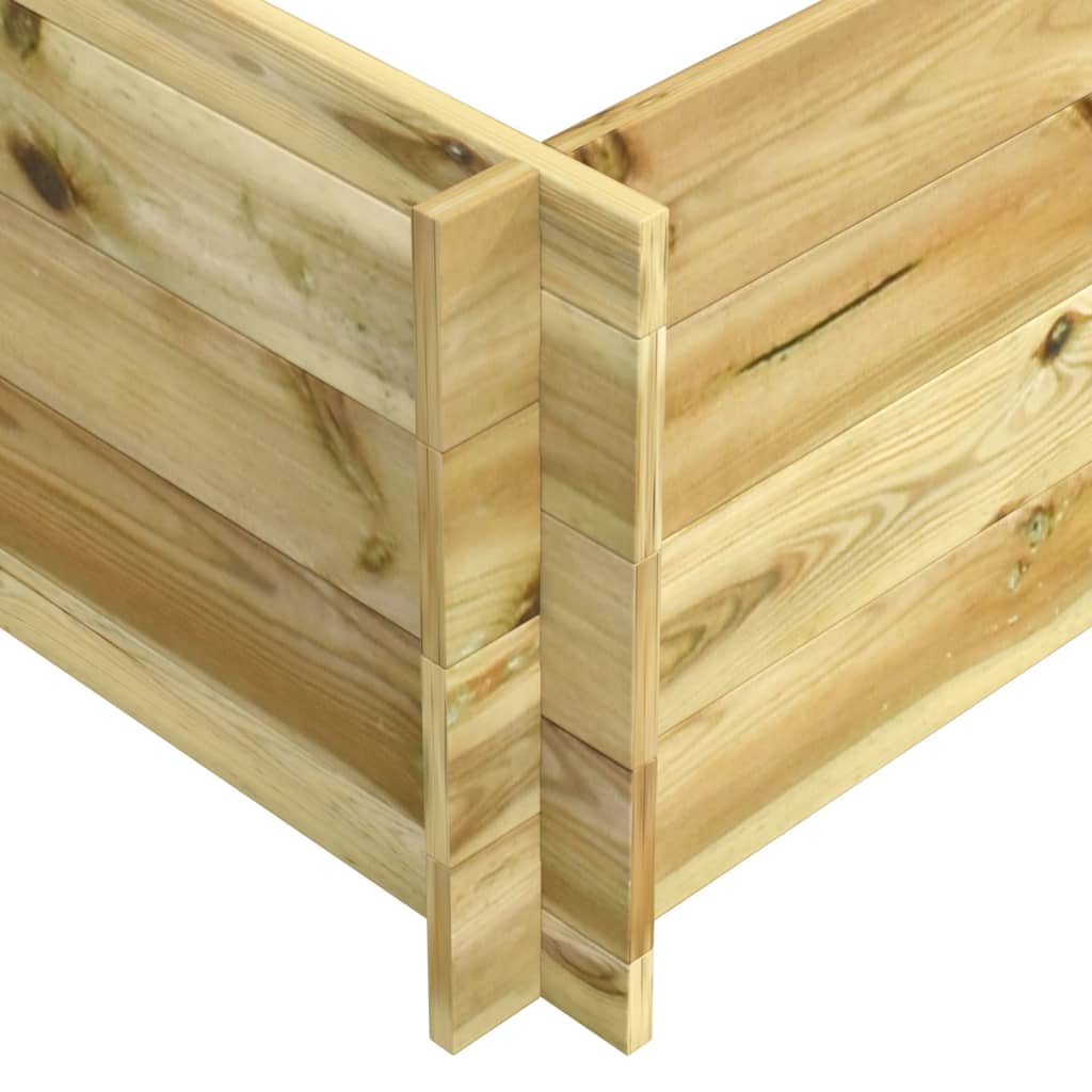 Plantenbak Verhoogd Geïmpregneerd Hout 150 x 100 x 40 cm