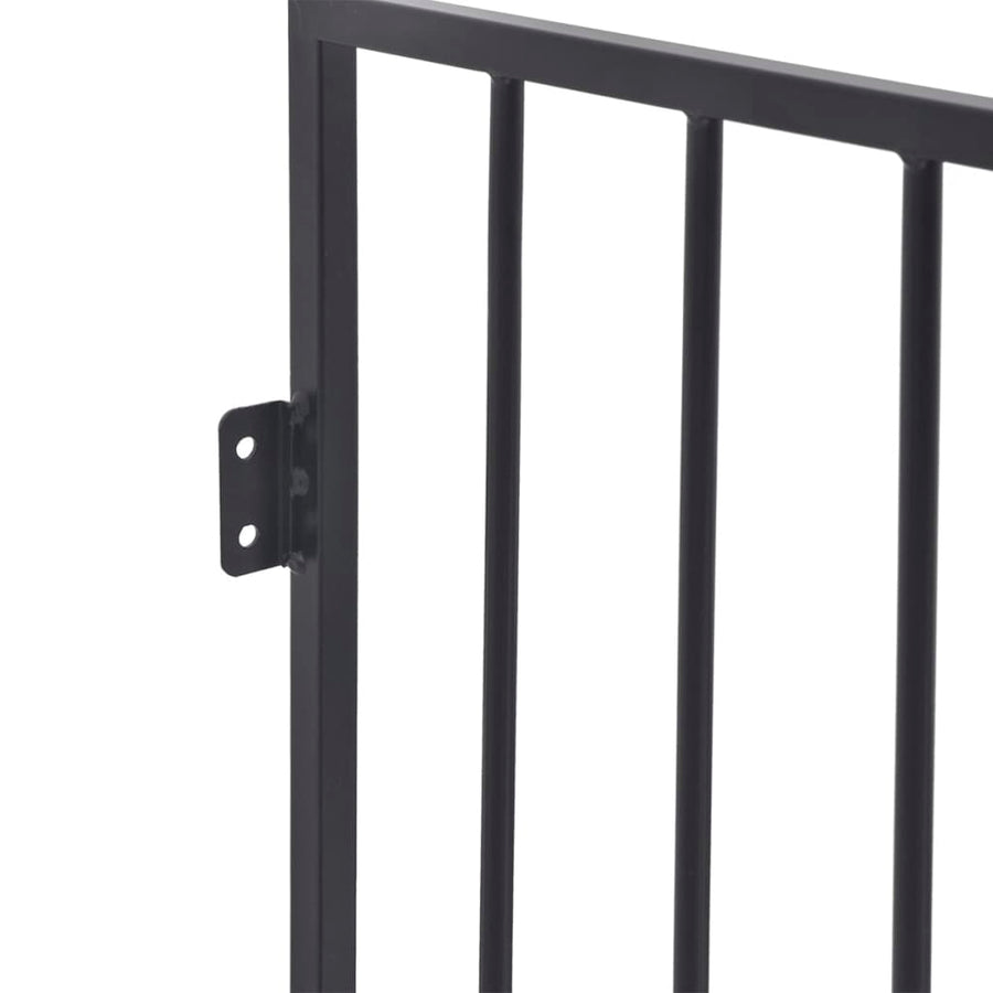 Openhaardhek Staal Zwart