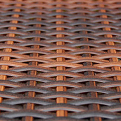 -Delige Loungeset Met Kussens Poly Rattan Bruin