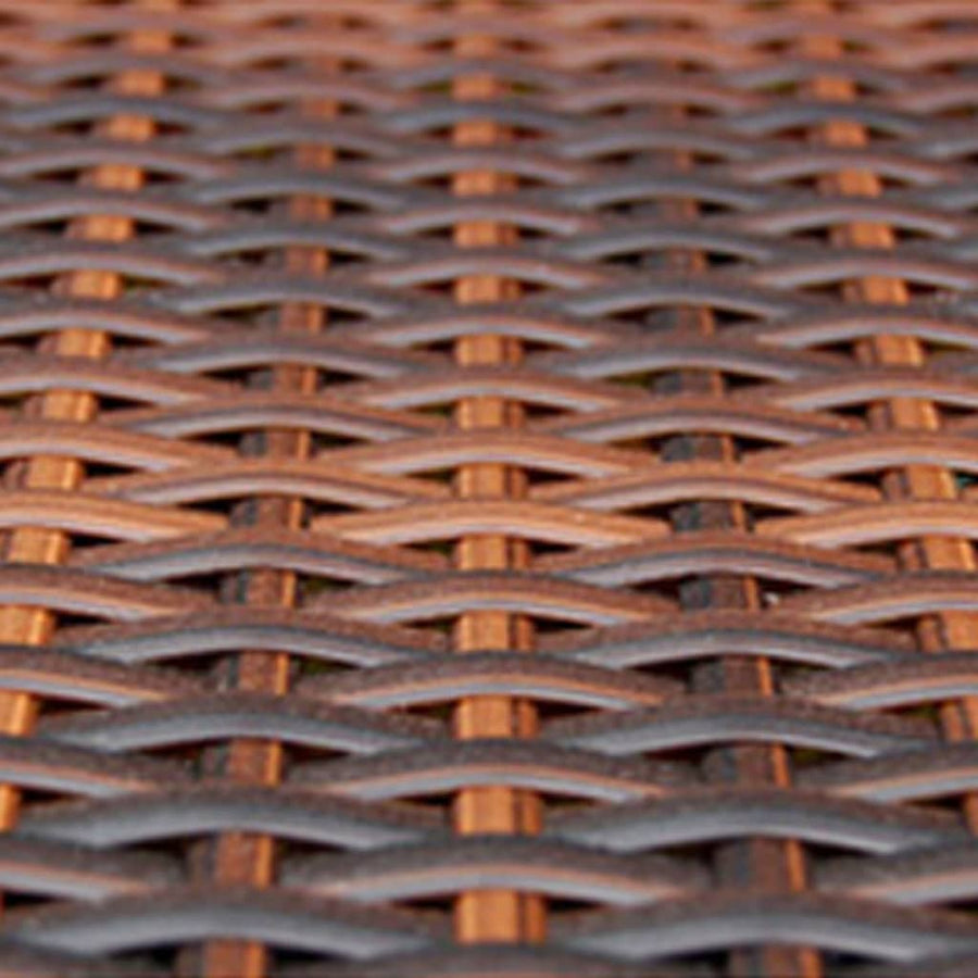 8-delige Loungeset met kussens poly rattan bruin