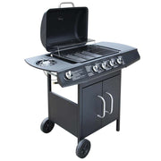 Gasbarbecue 4+1 kookzones zwart