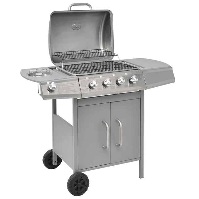 Gasbarbecue 4+ Kookzone Zilver