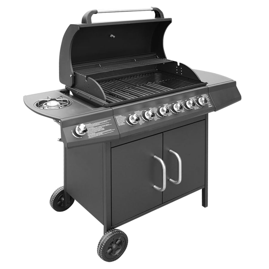 Gasbarbecue 6+ Kookzone Zwart