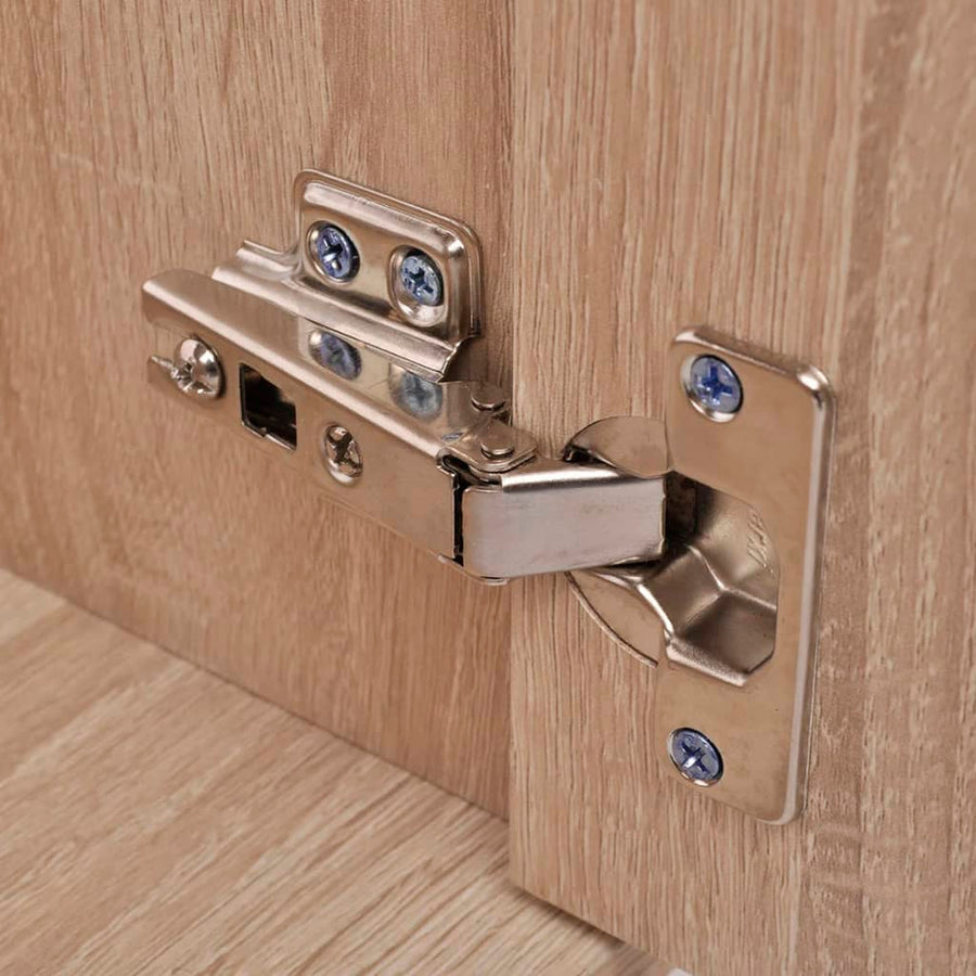 Badkamermeubelset Met Wasbak 9-Delig Beige Model 3