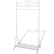 Clothes rack steel white