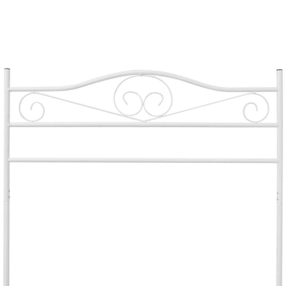 Kledingrek staal wit