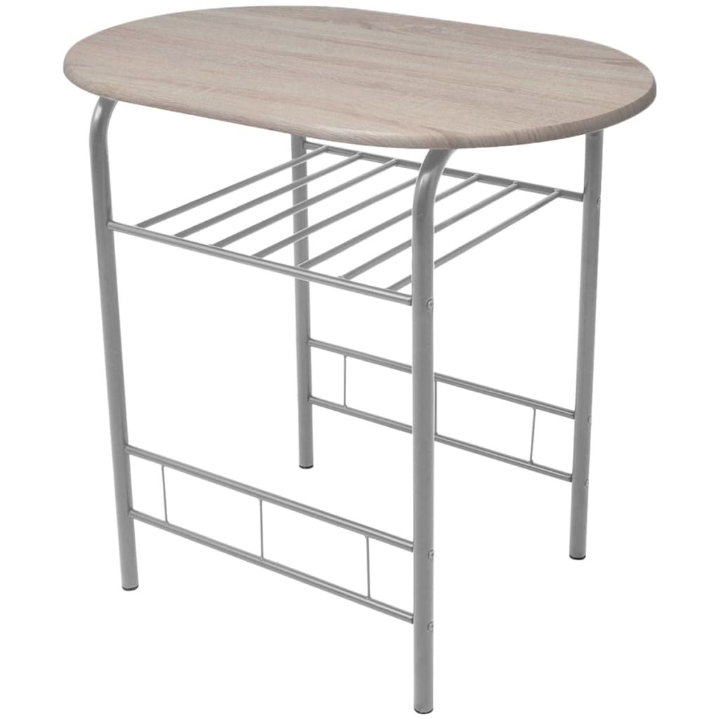 Ontbijtbarset Mdf Zilver