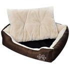 Dog bed brown and beige XXL