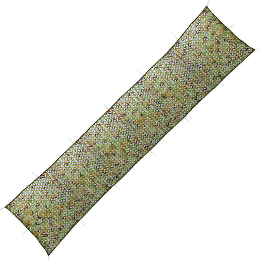Camouflagenet Met Opbergzak 1,5X7 M 1.5 x 7 m Groen