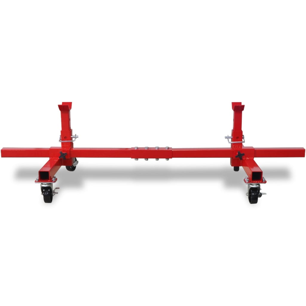 Mobiele Assteunpoot Rood