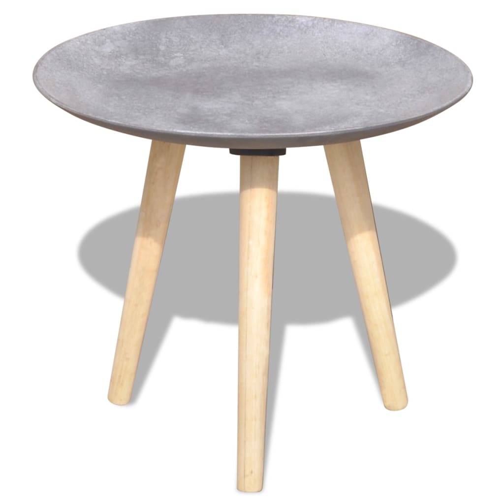 2-delige Tafelset 55 en 44 cm betongrijs