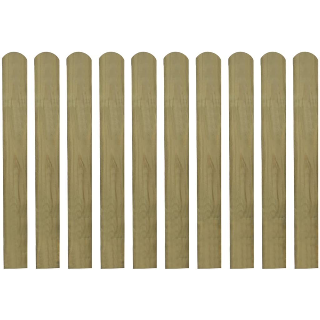 Schuttinglatten 10 st 80 cm geïmpregneerd hout